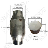 Metal Core Racing Catalytic Converters for Automotive High Performance Sport General Purpose 200 Unit High Flow - SHANGHAI KESAIRAY AUTO PARTS CO LTD
